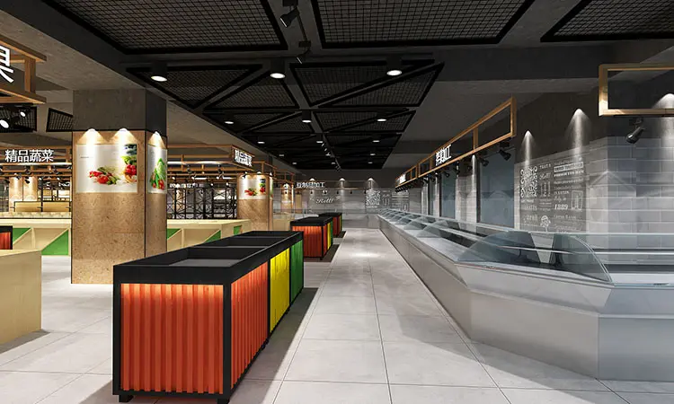 河南連鎖生活超市店怎么裝修設(shè)計?