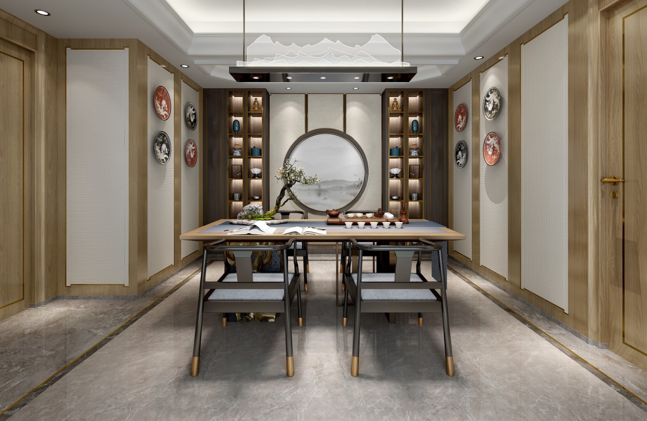 別具一格的茶室布置 別具一格的茶室布置